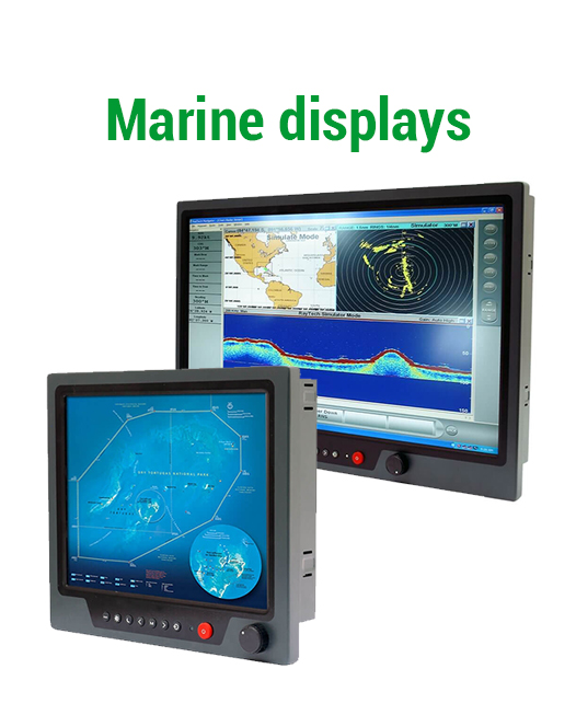Marine display - Monitores industriales